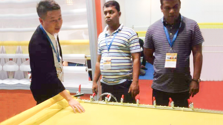 旭瑞丝印网耐磨易清洗，漏墨性好！